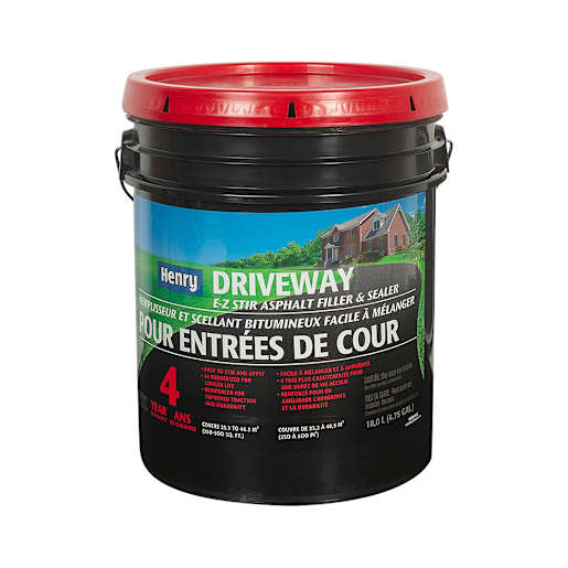 Scellant émulsion et remplisseur pour asphalte 18 L