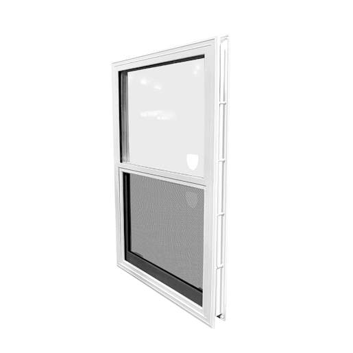 Fenêtre guillotine pour porte d'acier 22 po x 37 po