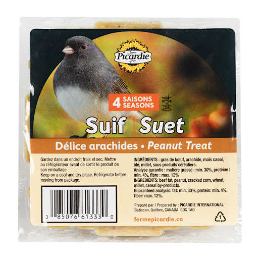 Gâteau de suif pour les oiseaux délice aux arachides 311 g