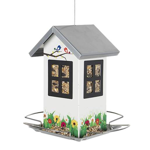 Mangeoire pour oiseaux maison 7 5/8 po