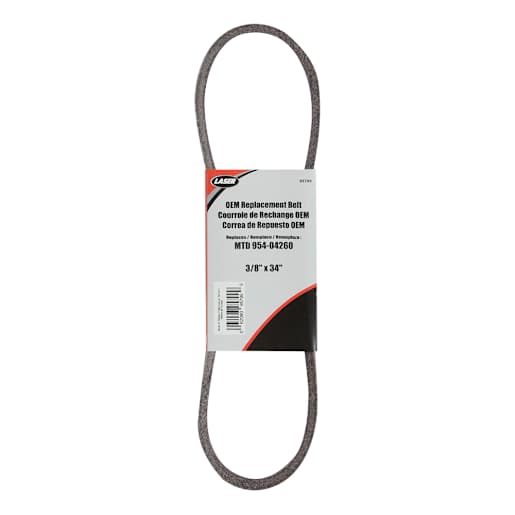 Snow Blower OEM Replacement Belt 3/8 in. x 34 in.