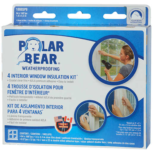 Window Insulation Kit 64 in. x 168 in.
