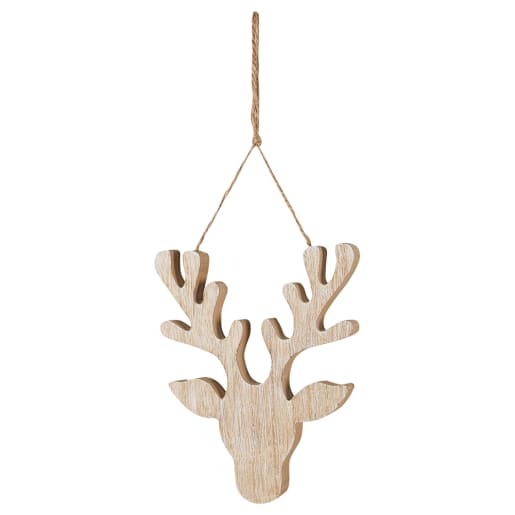 Reindeer Head Ornament 7-1/2 in.