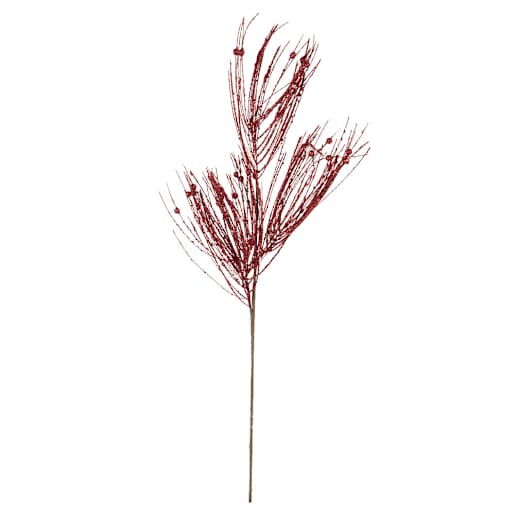 Whip Decorative Pick Red 31 in.