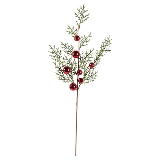 Fern Decorative Pick Green 25 po