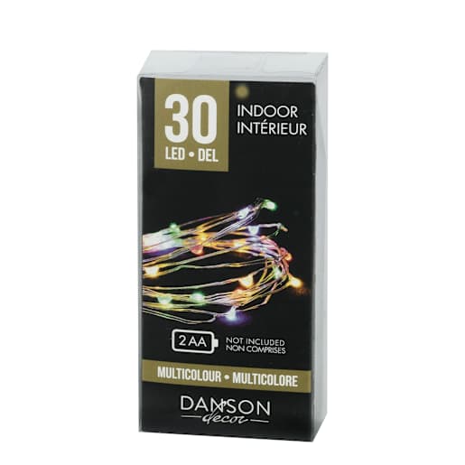 Jeu de 30 lumières DEL micro Multicolore