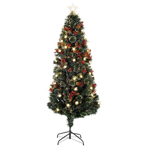 Arbre de Noël à fibre optique 6 pi