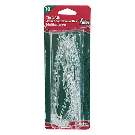Attaches pour décorations Pqt/10