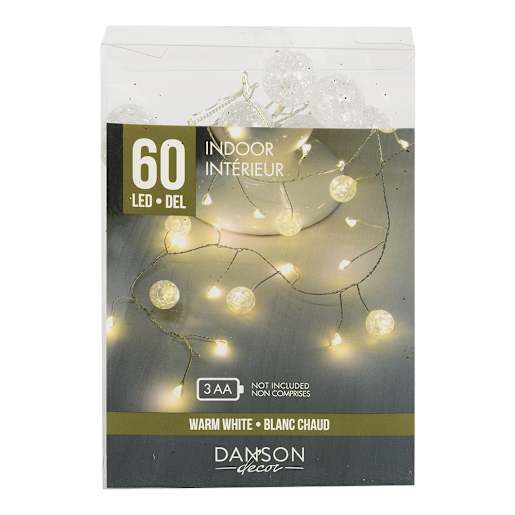 60 LED Lights Set Warm White
