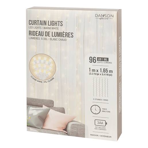 LED Curtain Lights Warm White