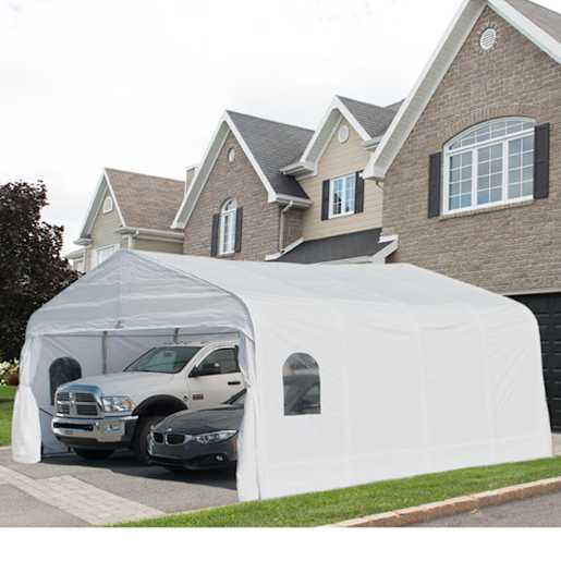 Toile de remplacement pour abri d'auto 18 pi x 20 pi