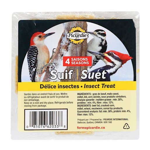 Gâteau de suif pour les oiseaux délice aux insectes 311 g