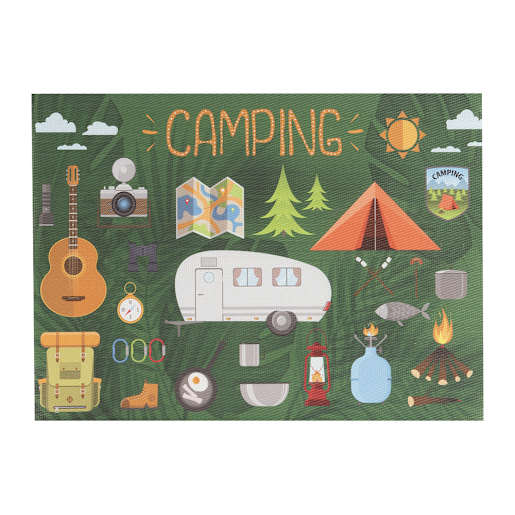 Napperon rectangulaire camping 17 3/4 po x 13 po VERTUO
