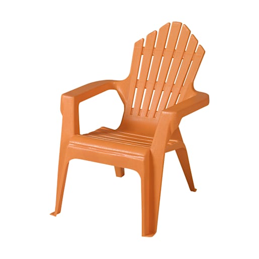 Chaise Adirondack orange pour enfants