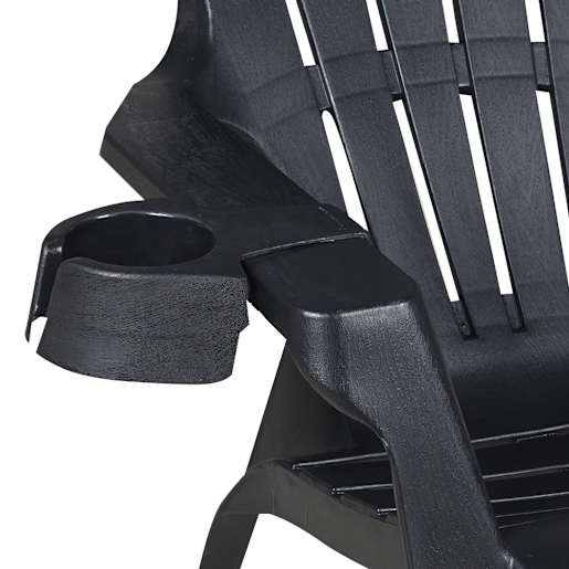 Porte-gobelet pour chaise Adirondack noir