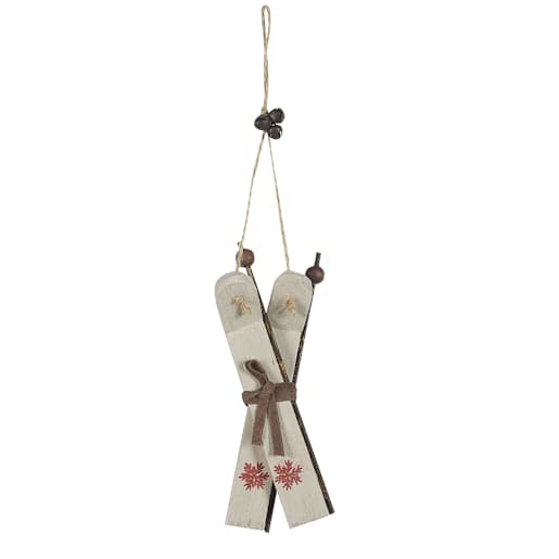 Ornement skis 7 po