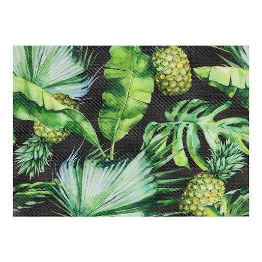 VERTUO Placemat Rectangulaire Pineapple and Leaves 17 3/4 in. x 13 in.