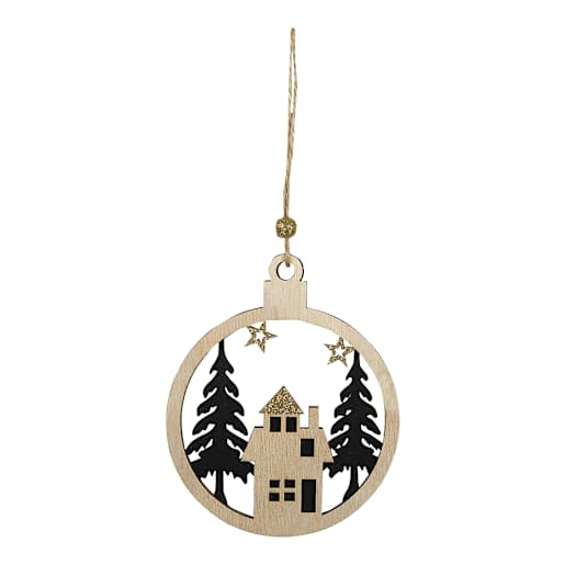 Ball House Ornament 5 1/2 in.
