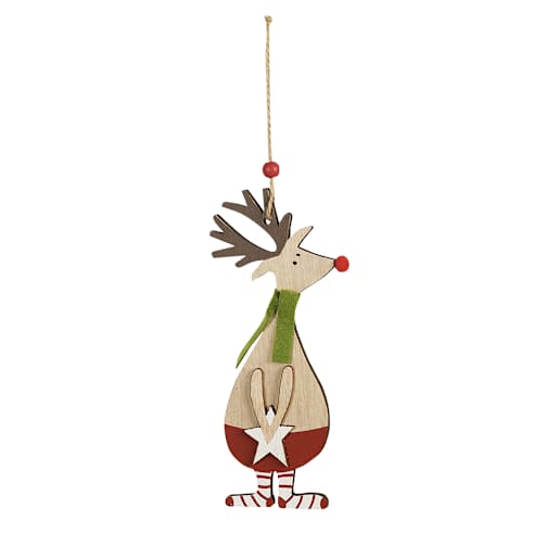 Reindeer Ornament 6 7/8 in.