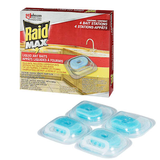 Raid Max Liquid Ant Baits Pkg/4