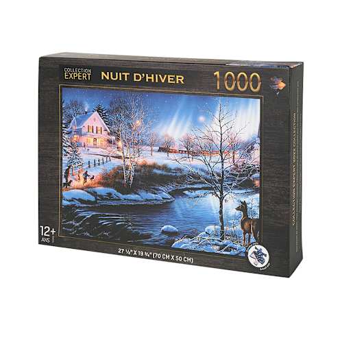 Nuit d'hiver Puzzle 1000 Pieces