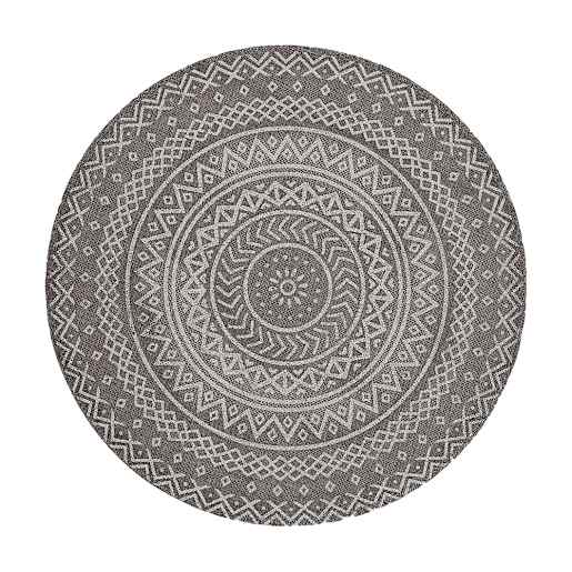 Napperon rond gris 15 po VERTUO