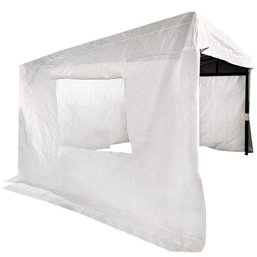 Toile hivernale pour abri soleil mural 10 pi x 12 pi