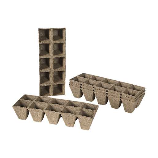 Pots d'ensemencement en bandes 4 po x 10 po x 4 po