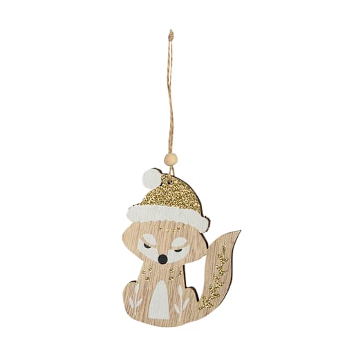 Fox Ornament 3 3/8 in.