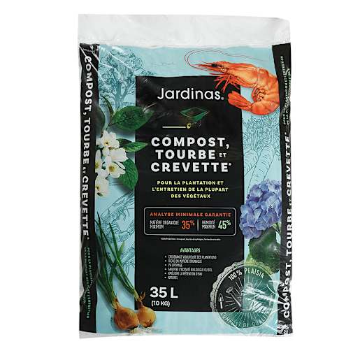 Compost tourbe et crevette 35 L