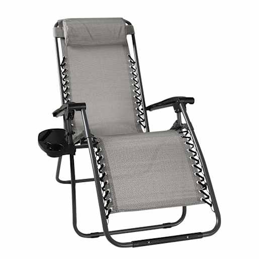 VERTUO Greige Steel Multi-Position Chair