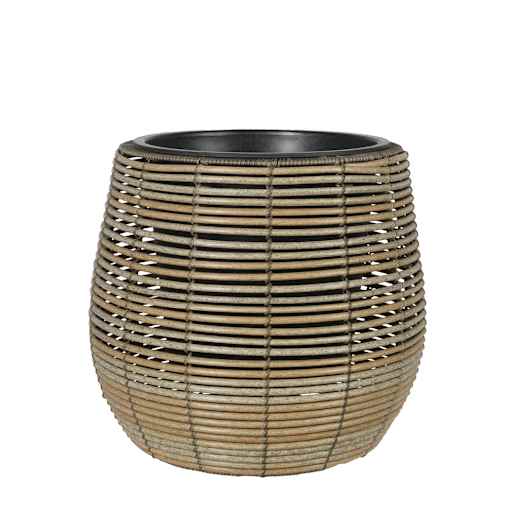 VERTUO PolyRattan Planter 17 3/4 in.