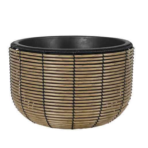 VERTUO PolyRattan Planter 17 3/4 in.