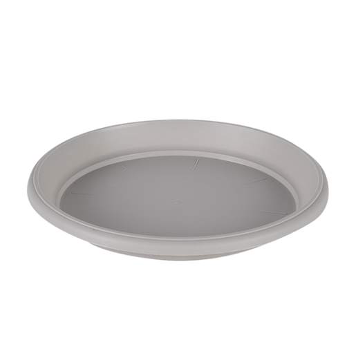 Soucoupe pour pot à fleurs grège 8 1/2 po VERTUO