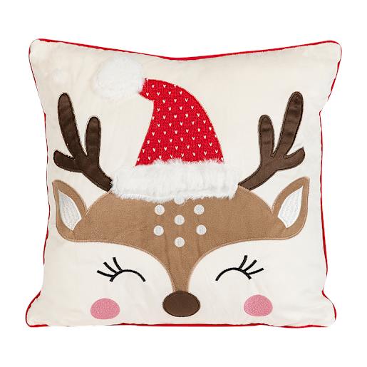 Coussin cervidé 17 3/4 po x 17 3/4 po VERTUO
