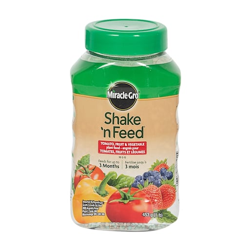 Shake 'n Feed Tomato, Fruit, and Vegetable Fertilizer 10-5-15, 453 g