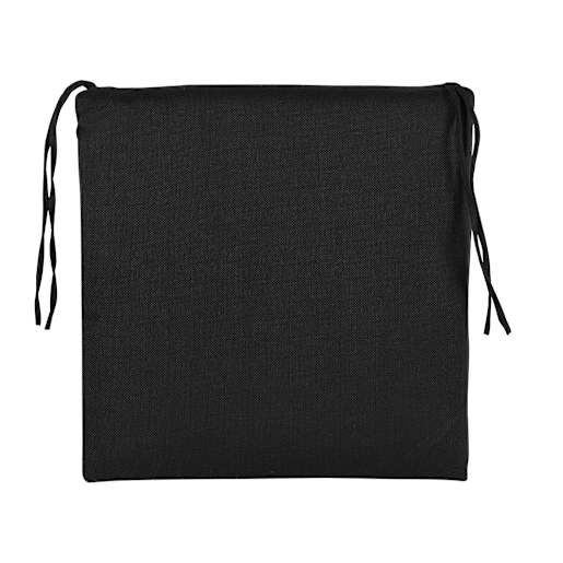 Black Garden Chair Cushion