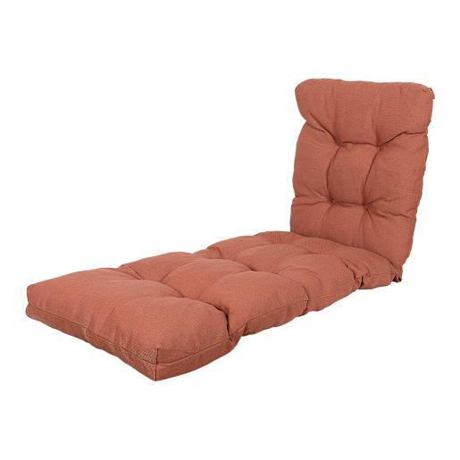 Coussin pour chaise longue terracotta