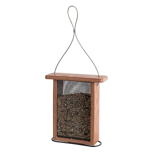 Mangeoire pour oiseaux en plastique recyclé 9 3/8 po