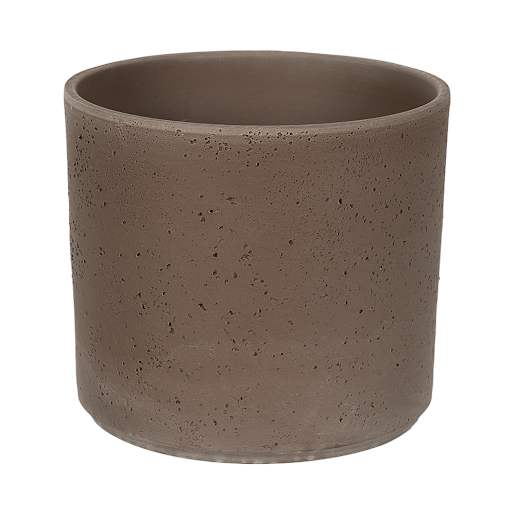 Pillar Lava Umbra German Flower Pot 8 1/4 in.