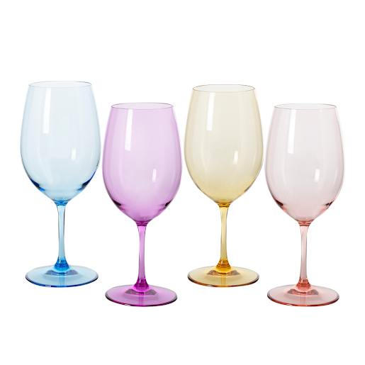 Ensemble de 4 verres à vin et cocktail