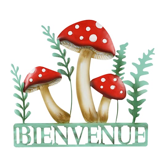 Décoration murale Bienvenue 16 7/8 po VERTUO