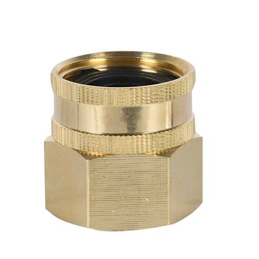 Raccord de tuyau d'arrosage 3/4 po NPS x 3/4 po NH (F x F)