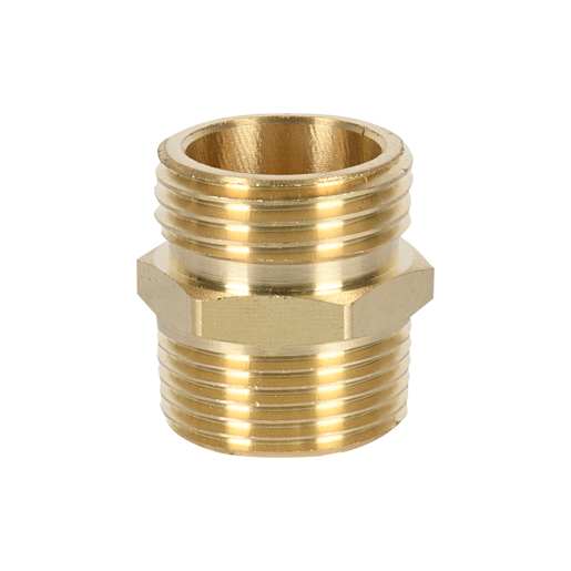 Raccord de tuyau d'arrosage 3/4 po GHT x 3/4 po NPT (M x M)