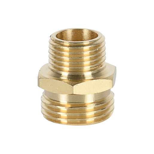 Water Hose Connector 3/4 in. GHT x 1/2 in. NPT (M x M)