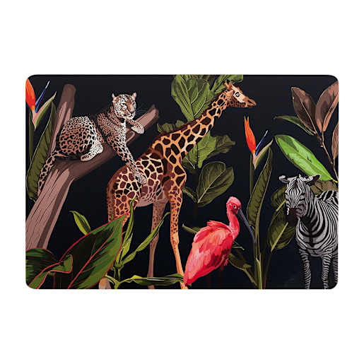 Napperon rectangulaire animaux de la jungle 17 3/4 po x 11 3/4 po VERTUO