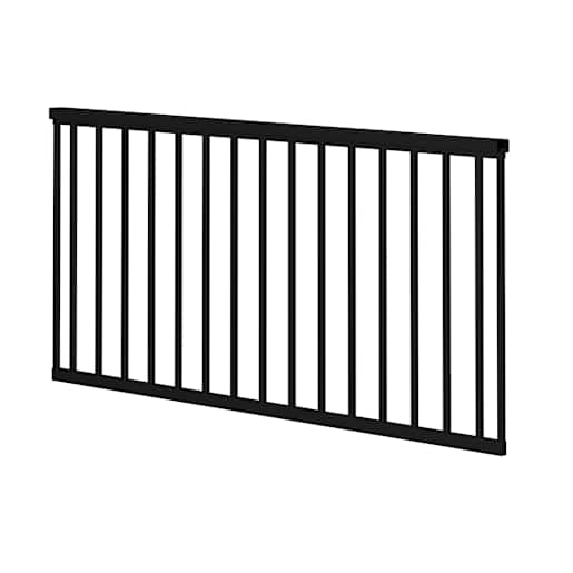 Pillar Aluminum Railing Black 60 in. x 42 in.