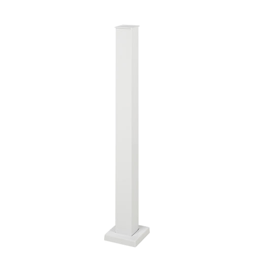 Pillar Aluminum Stair Post White 36 in. x 2 1/2 in.