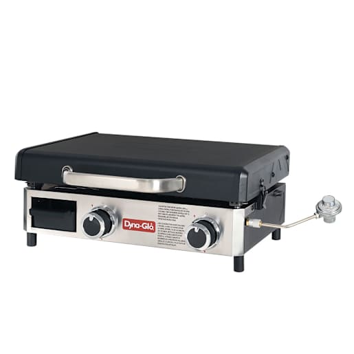 2-Burner Tabletop Griddle 25,000 BTU