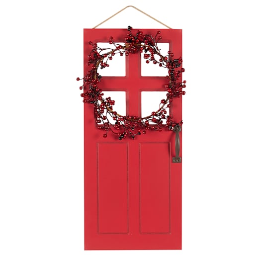 VERTUO Red Door Wall Decoration 23 5/8 in.